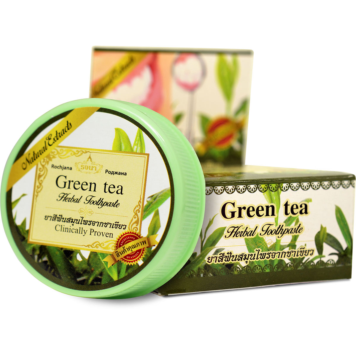 Зубная паста с экстрактом Зеленого чая
